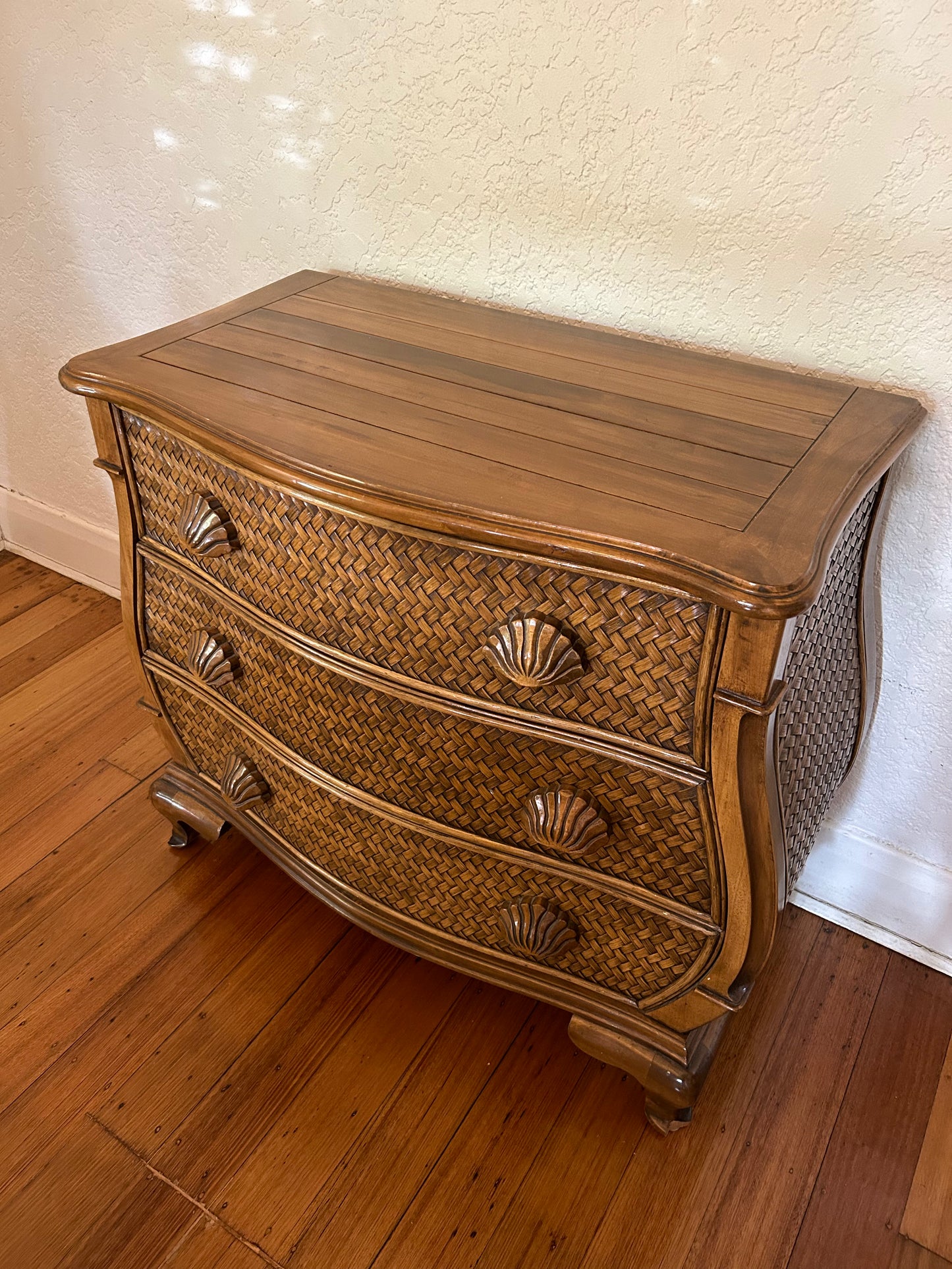 Curved Routed Drawer - Woven Curved Chest of Drawers – Curated Spaces