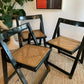 Original 1960’s Aldo Jacober and Pierangela d’Aniello “Trieste” Rattan Folding Chair