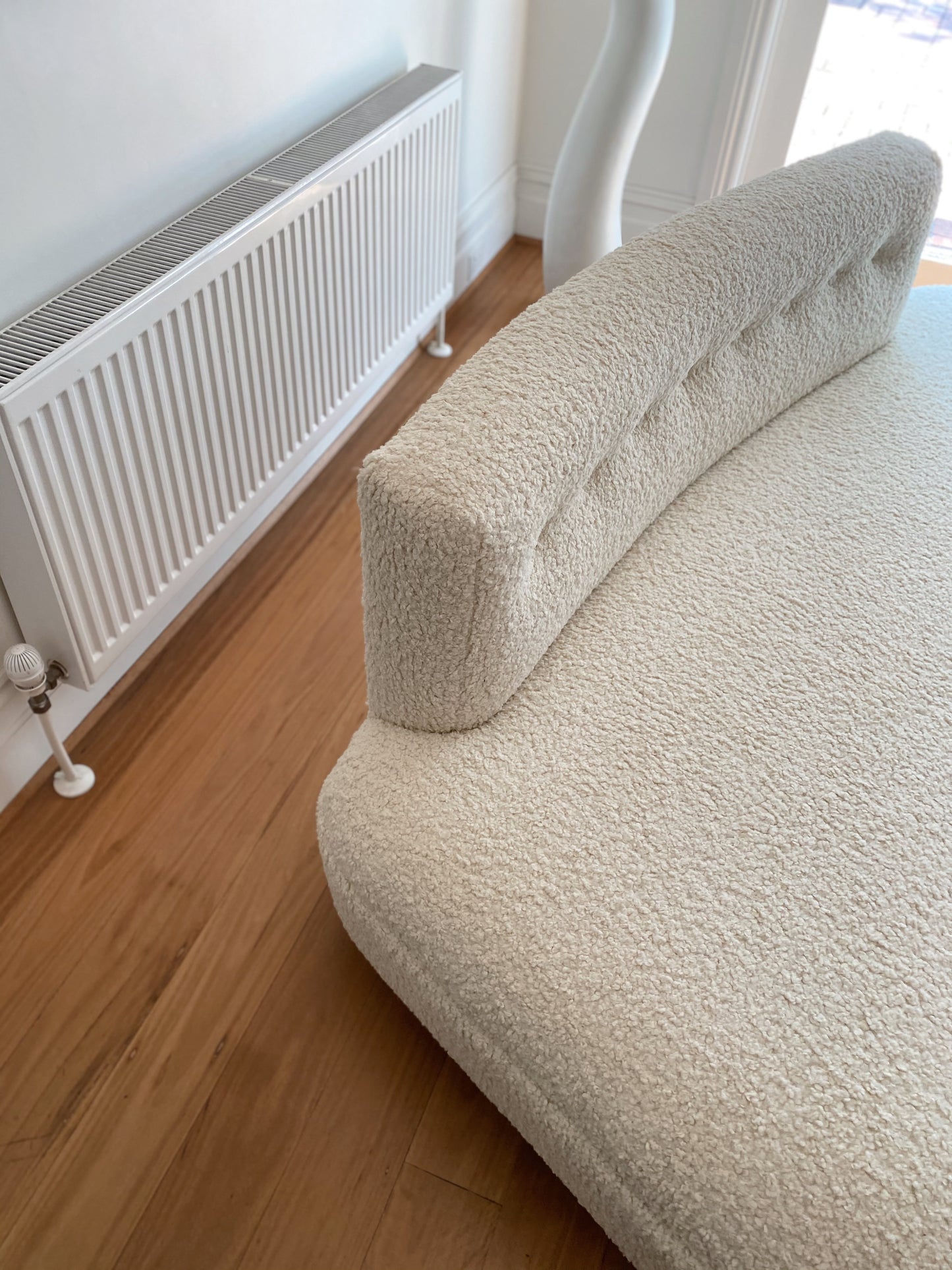 Custom Made Vintage Curved Sofa