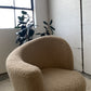 Vladimir Kagan-Style Swivel Chair in Wool Boucle - Two Available