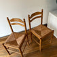 Woven Rush Dining Chairs