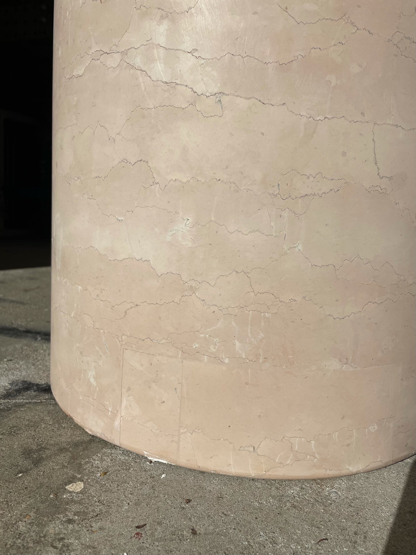 Vintage Round Marble Dining Table