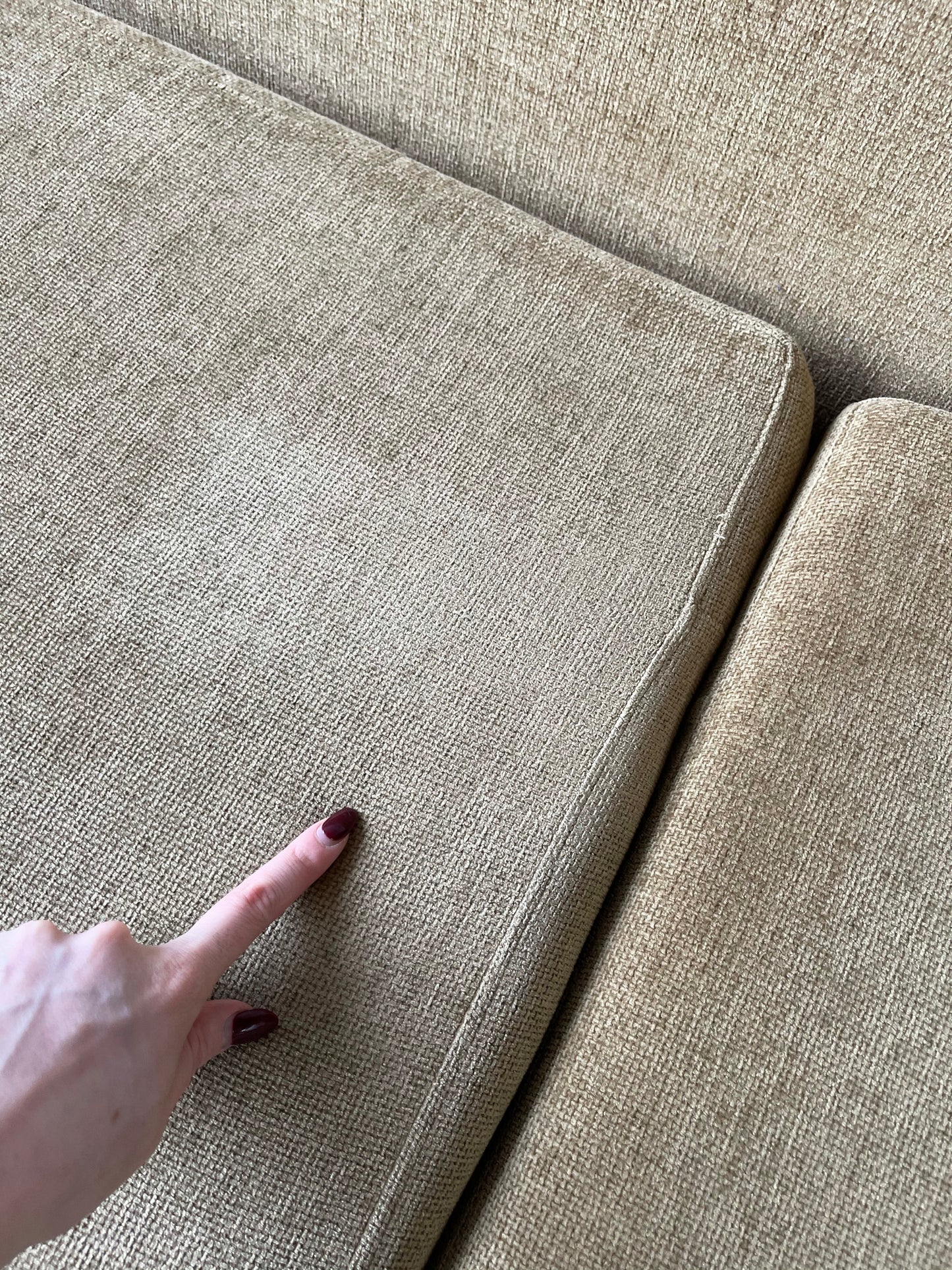 Curved Modular Sofa with Ottoman