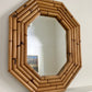 - Large Vintage Bamboo Mirror