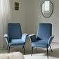 1960s Italian Winged Armchair, Fully Refurbished - Two Available