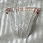 Vintage Pink Murano Shell Sconce