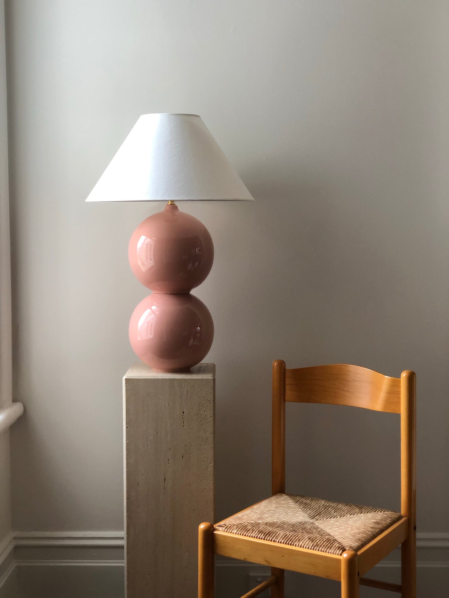 Glossy Pink Bubble Lamp