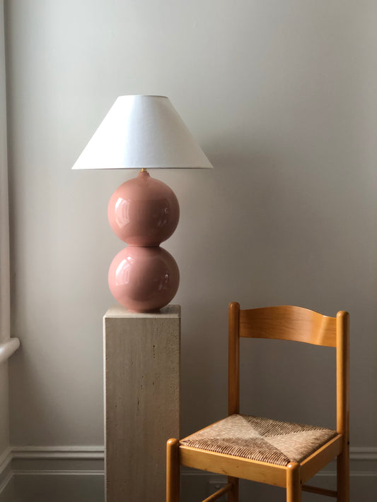 Glossy Pink Bubble Lamp