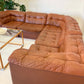 Vintage Leather Modular Sofa