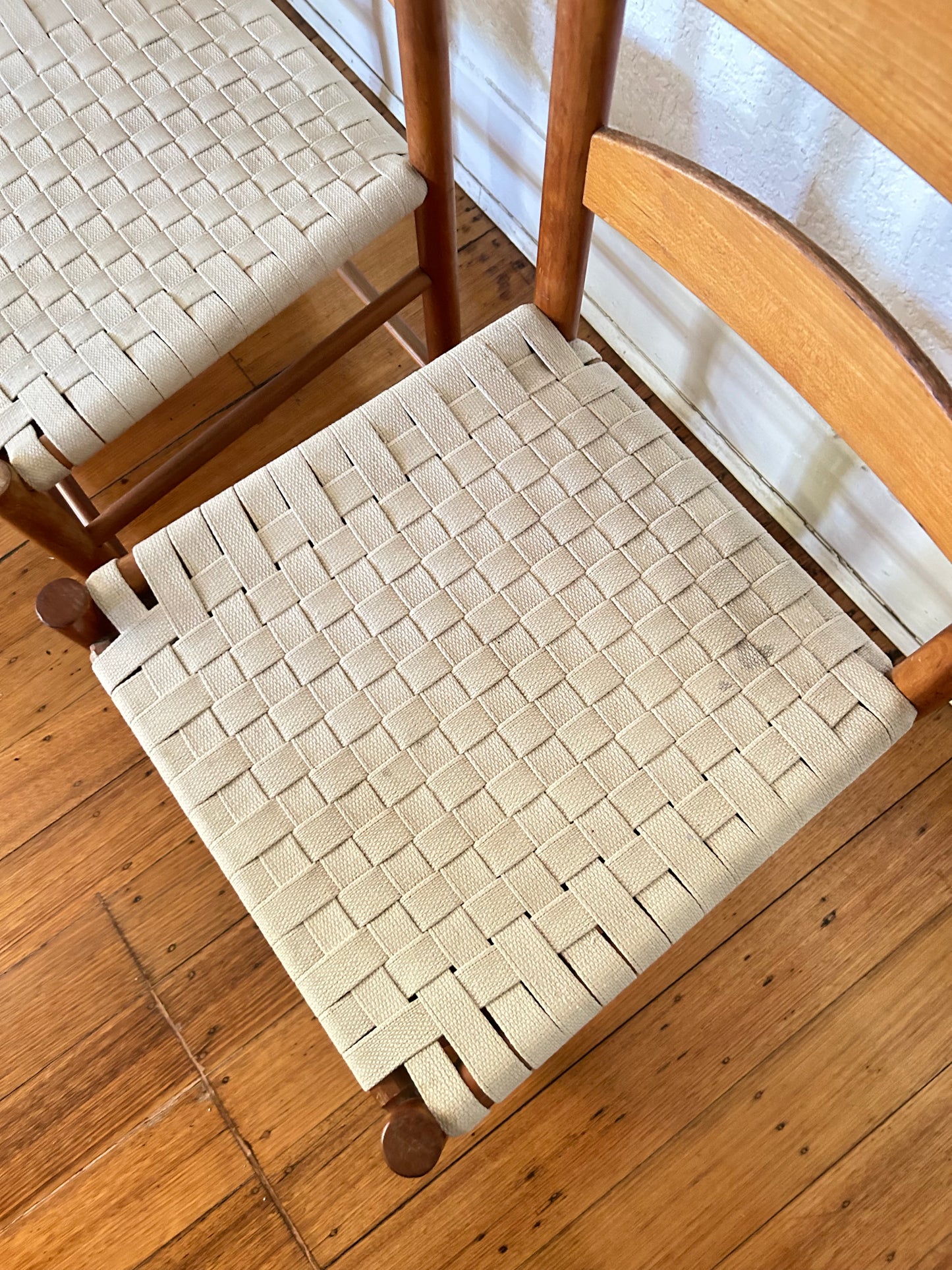 Shaker Style Ladderback Chairs - Six Available