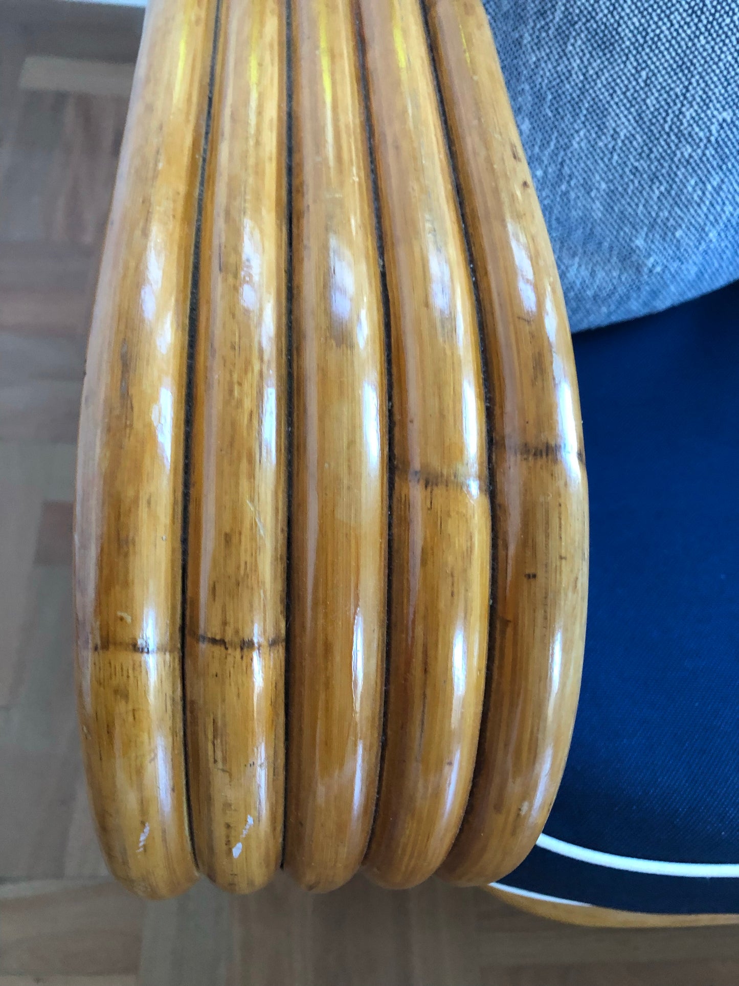 1950s Tropical Deco Pretzel Sofa