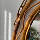 Vintage Italian Bamboo Mirror by Bonacina
