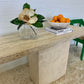 Travertine Console Hall Table