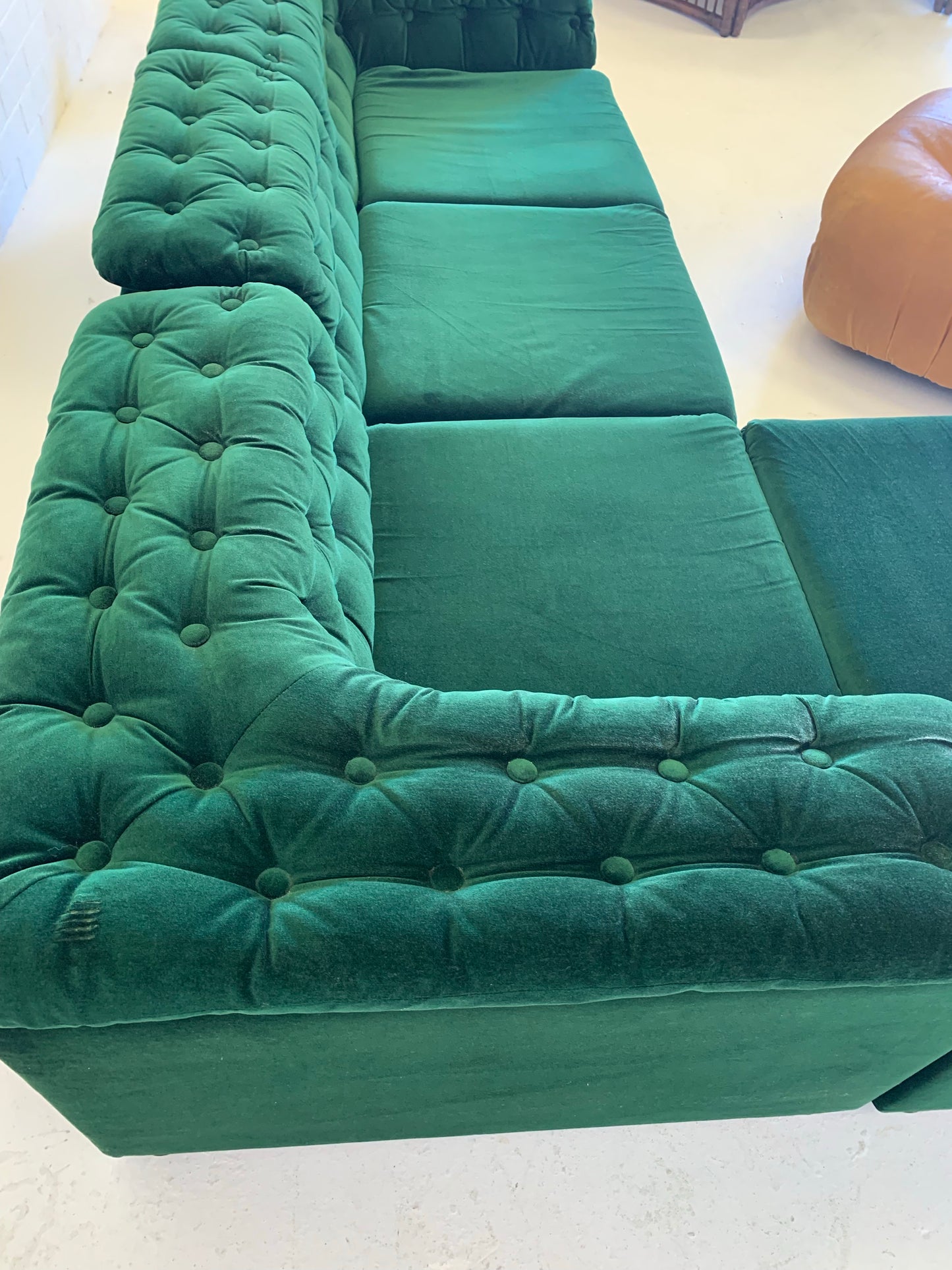 Vintage Fler Velvet Modular Sofa