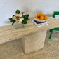 Travertine Console Hall Table