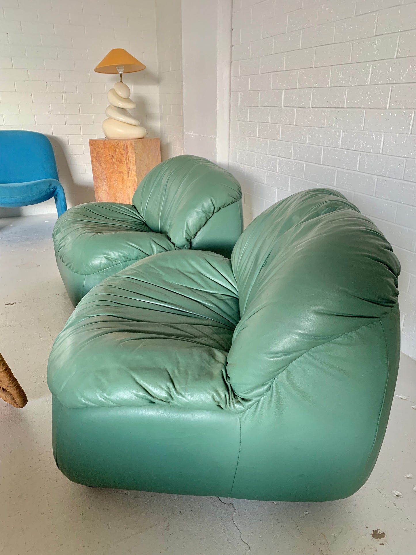 - Vintage Leather Armchair