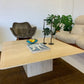 Vintage Italian Travertine Coffee Table