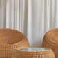 - Vintage Cane Coffee/Side Table - One Available