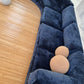 - Bespoke Curved Midnight Chenille Modular Sofa