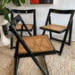 Original 1960’s Aldo Jacober and Pierangela d’Aniello “Trieste” Rattan Folding Chair