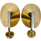 Pair of Vintage Brass Sconces by Aneta, Sweden