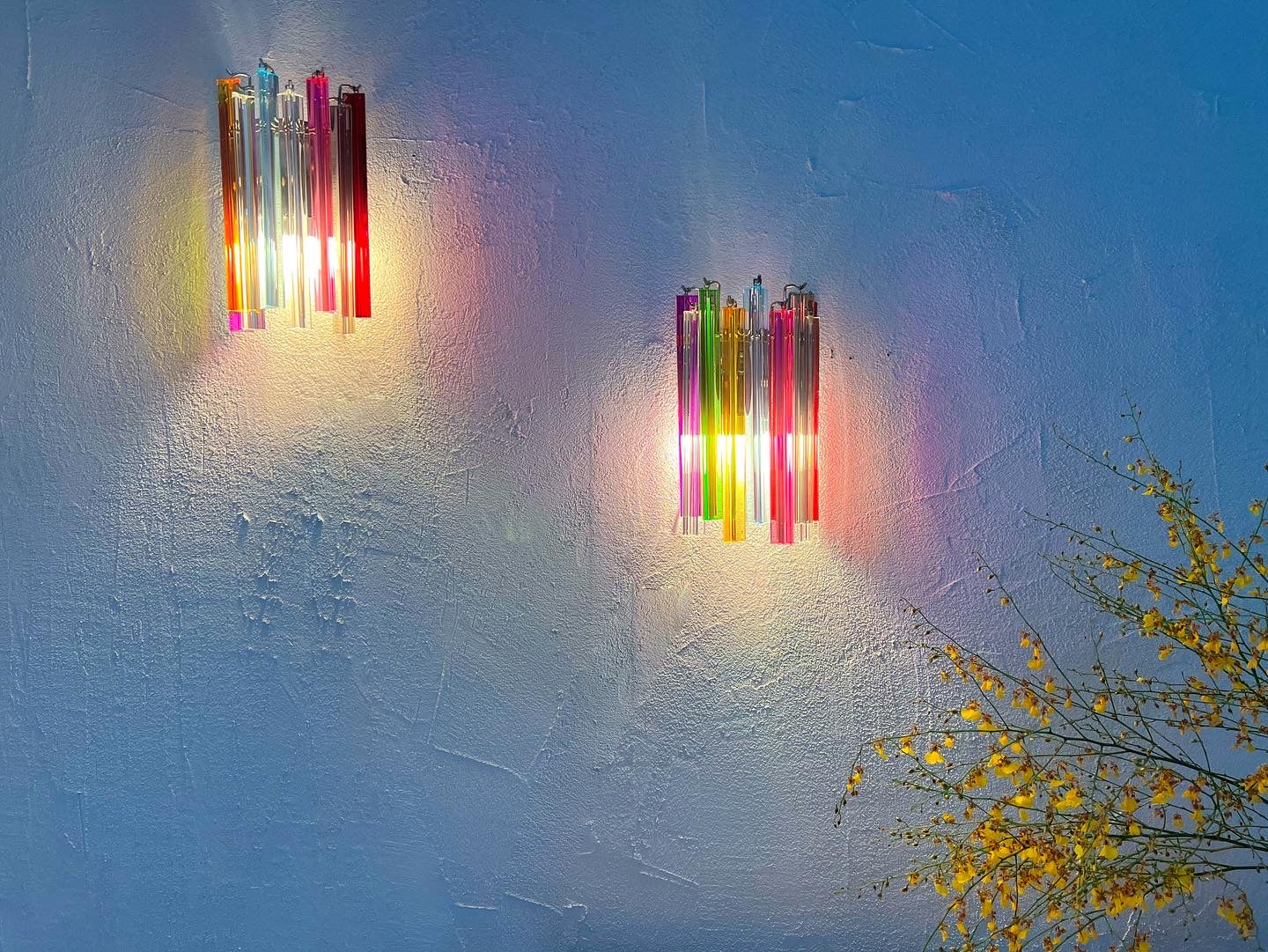 Murano Sconce - MULTICOLOUR TRIEDRI - Two Available
