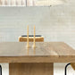 Brutalist Travertine Dining table