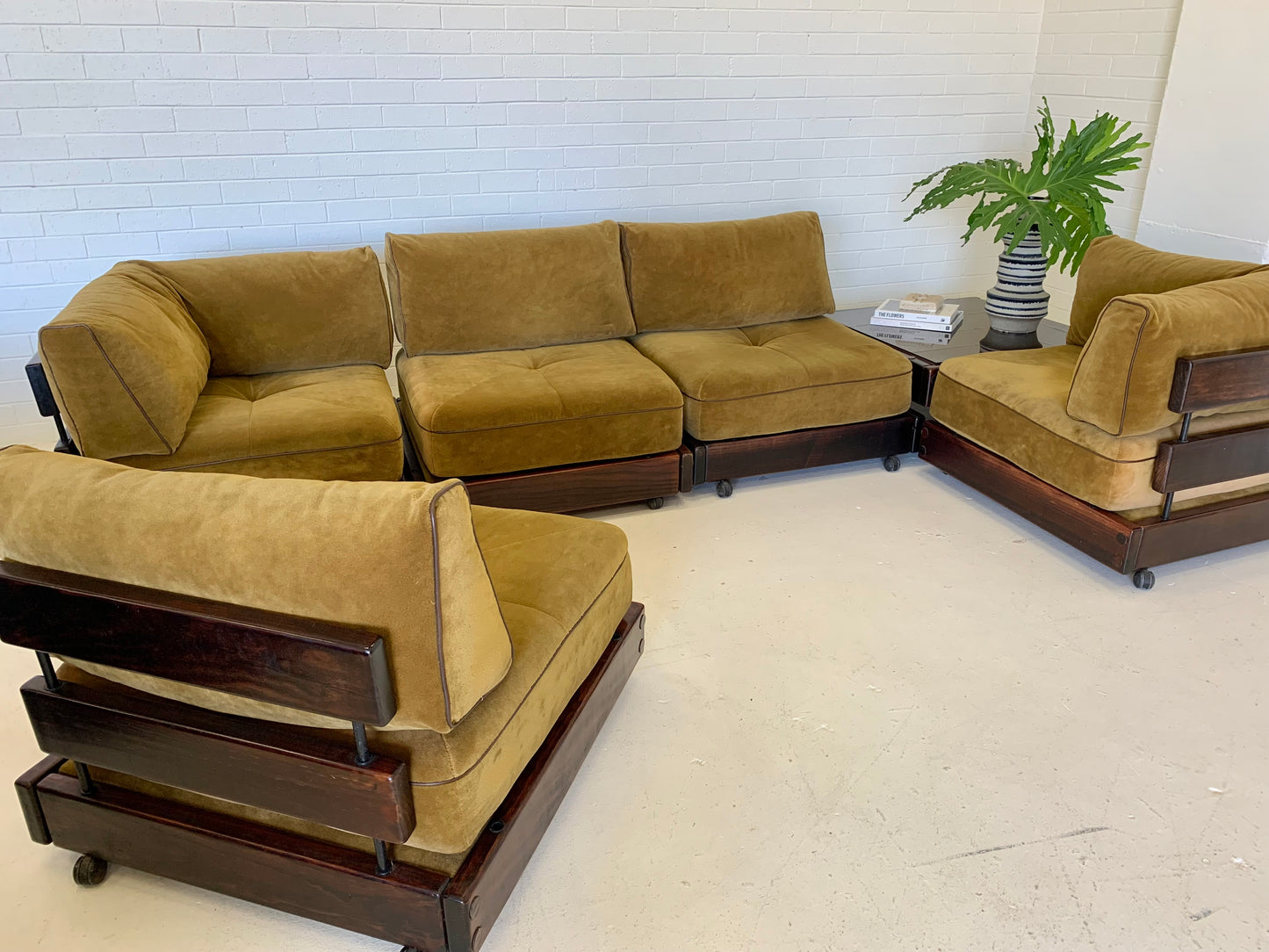 Vintage Post and Rail Modular Sofa