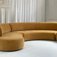 Bespoke Mustard Curvy Modular Sofa