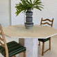 Vintage Honed Travertine Dining Table