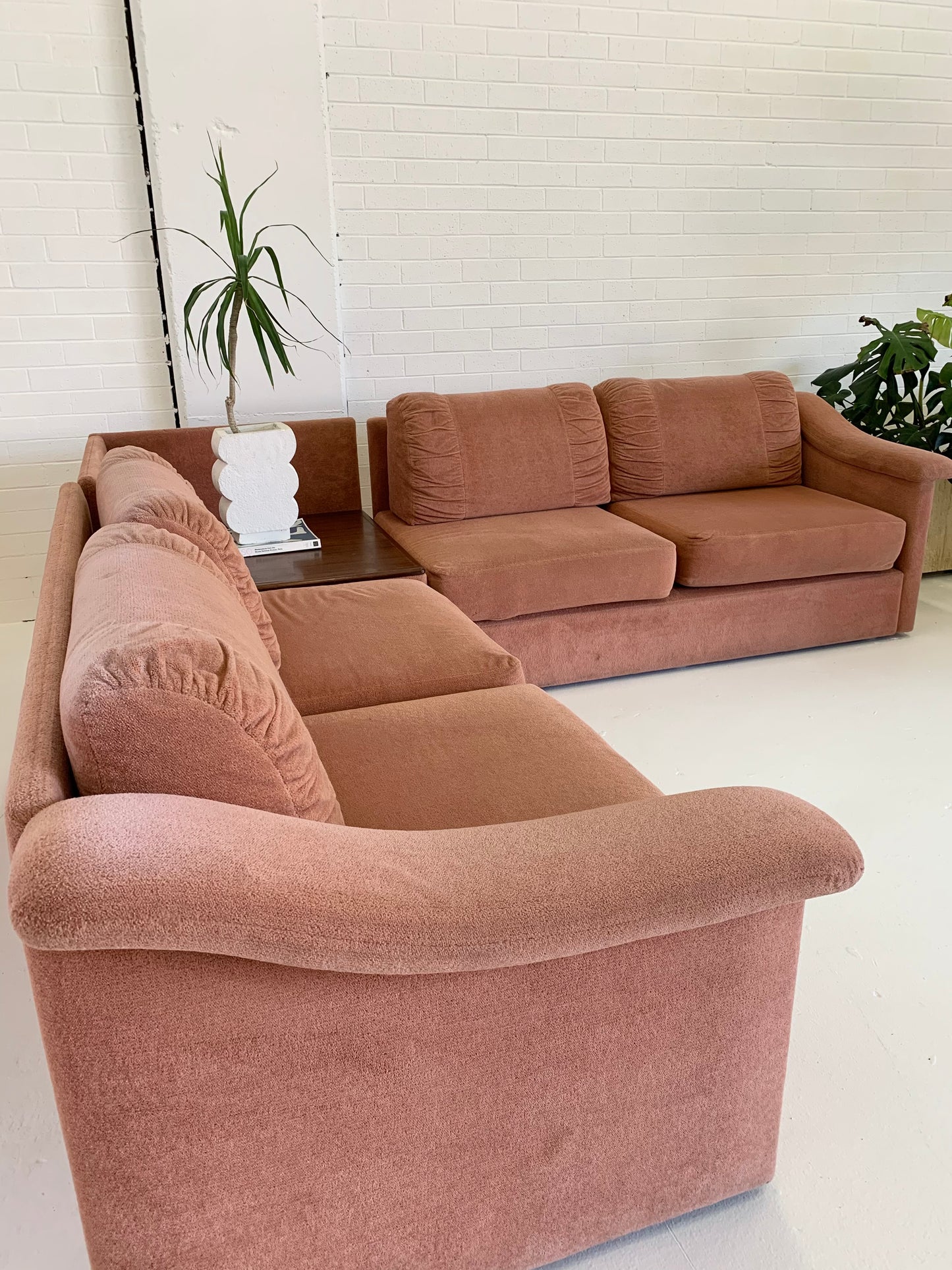 Vintage Parker Velvet Modular Sofa