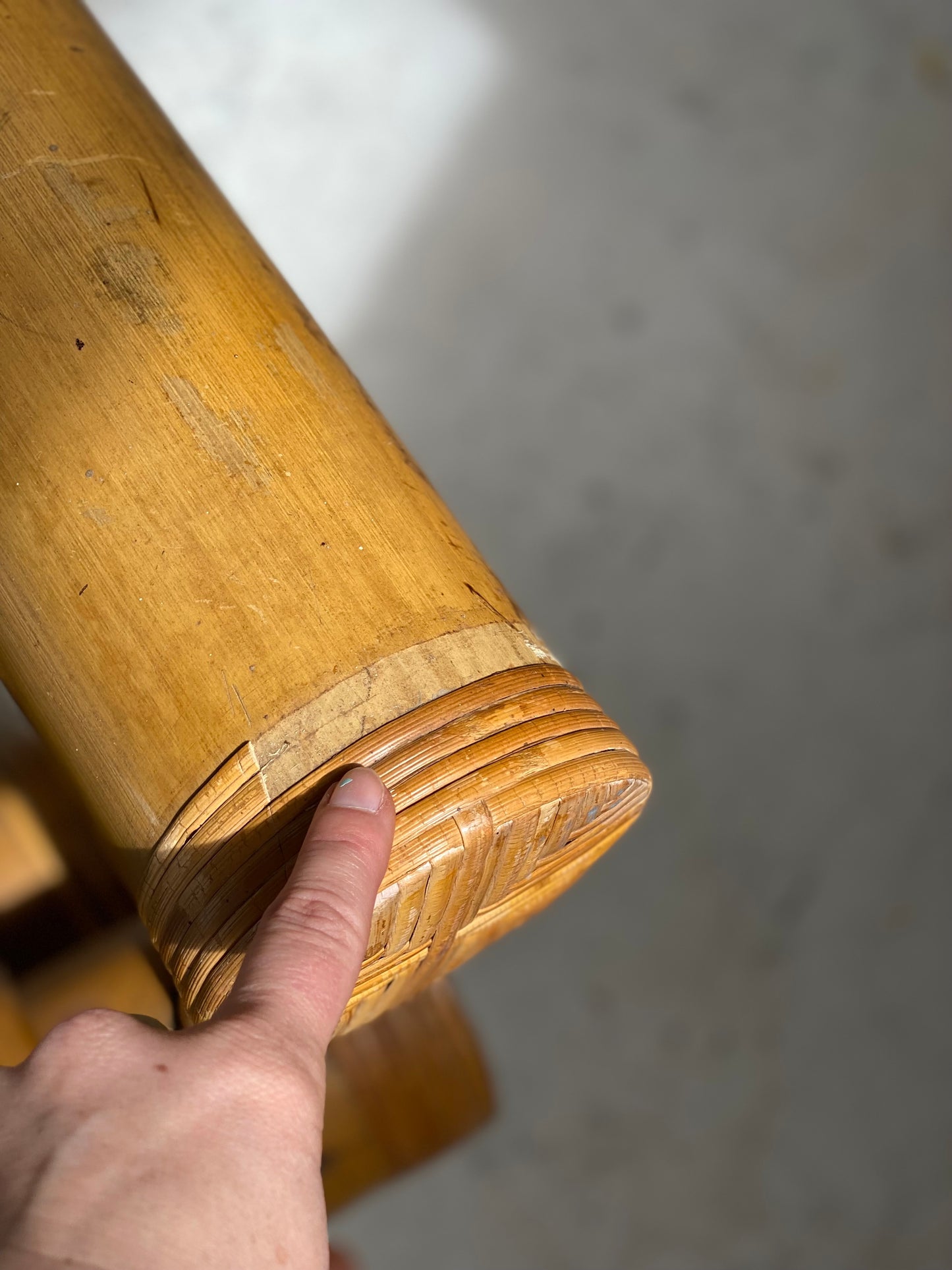 Vintage Bamboo Sofa Daybed