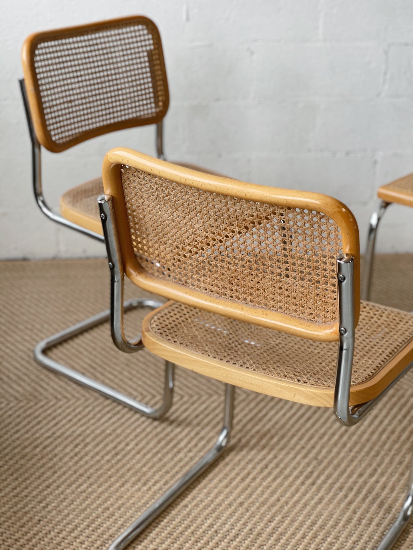 Set of Four Cesca Chairs - Made in Italy