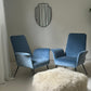 1960s Italian Winged Armchair, Fully Refurbished - Two Available