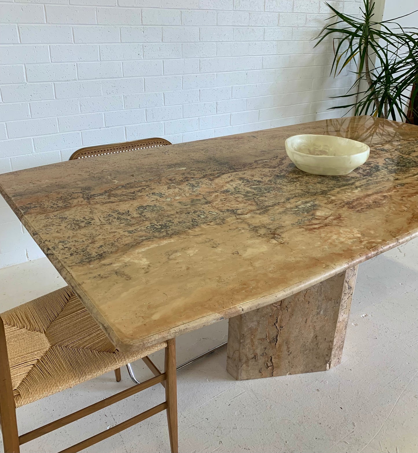 Vintage Marble Dining Table