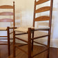 Shaker Style Ladderback Chairs - Six Available