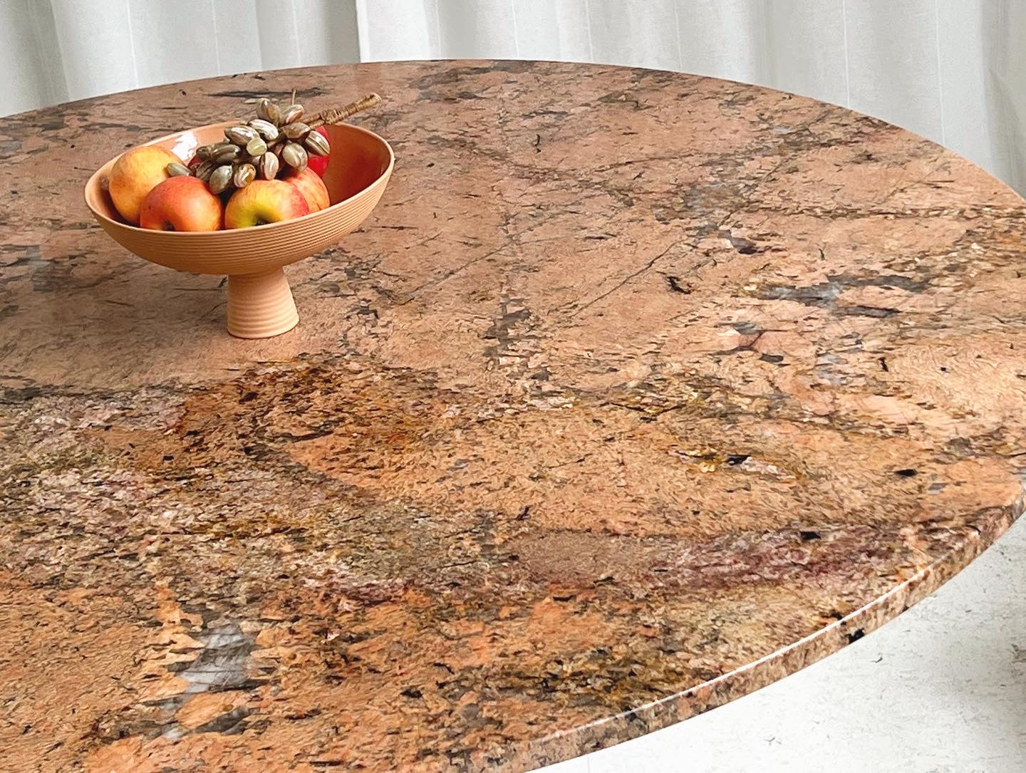 Custom Lucite Stone Table