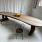 Custom Large Wooden Curved Table