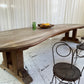 Custom Large Wooden Curved Table