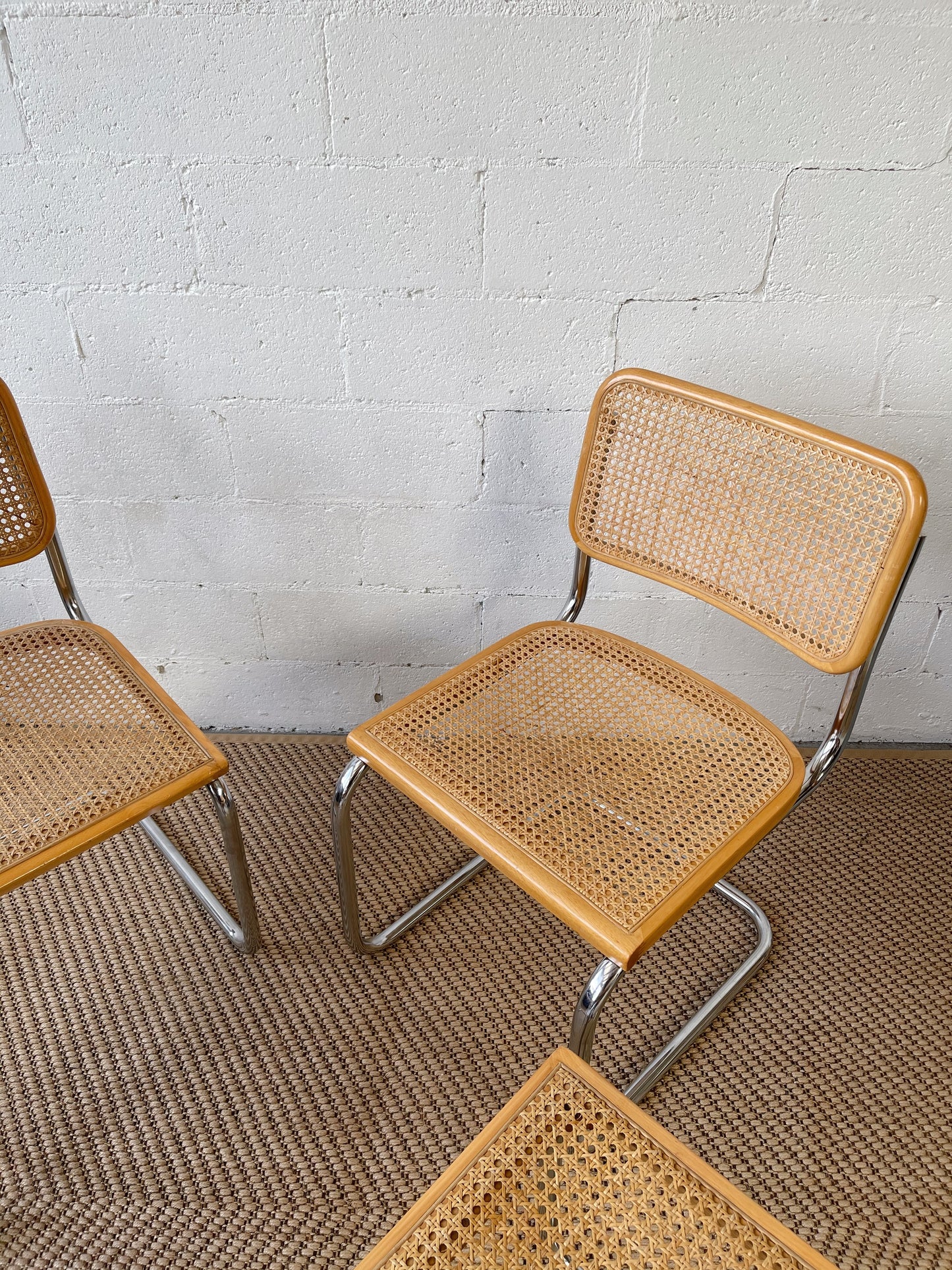 Set of Four Cesca Chairs - Made in Italy