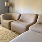 Featherston Numero VII Modular Sofa Reupholstered in Soft Wool
