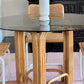 Gabriella Crespi style bamboo cane dining table