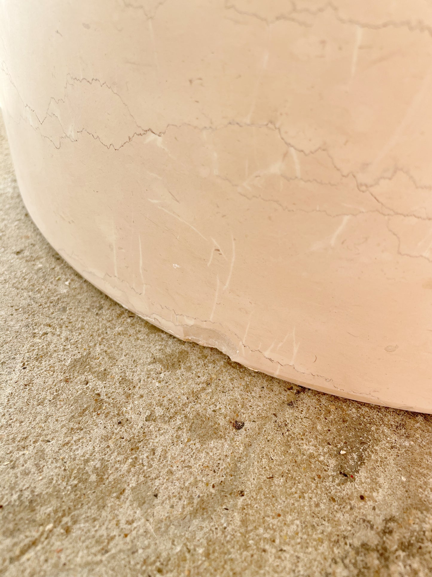 Vintage Round Marble Dining Table