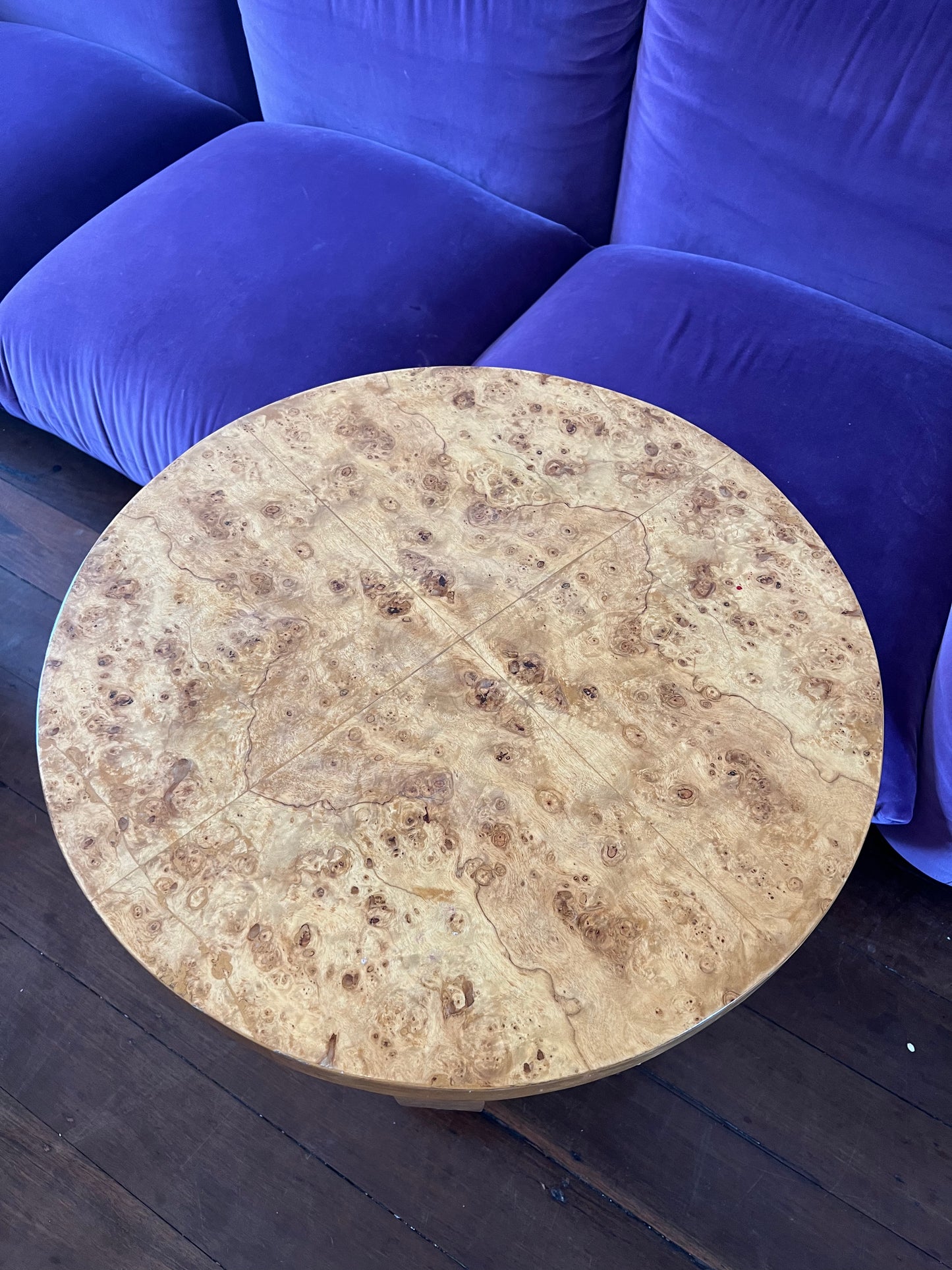 - Vintage Burl Side Table