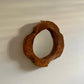 - Wooden Organic Form Mirror, 1970s