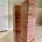Rare Pink Travertine Table