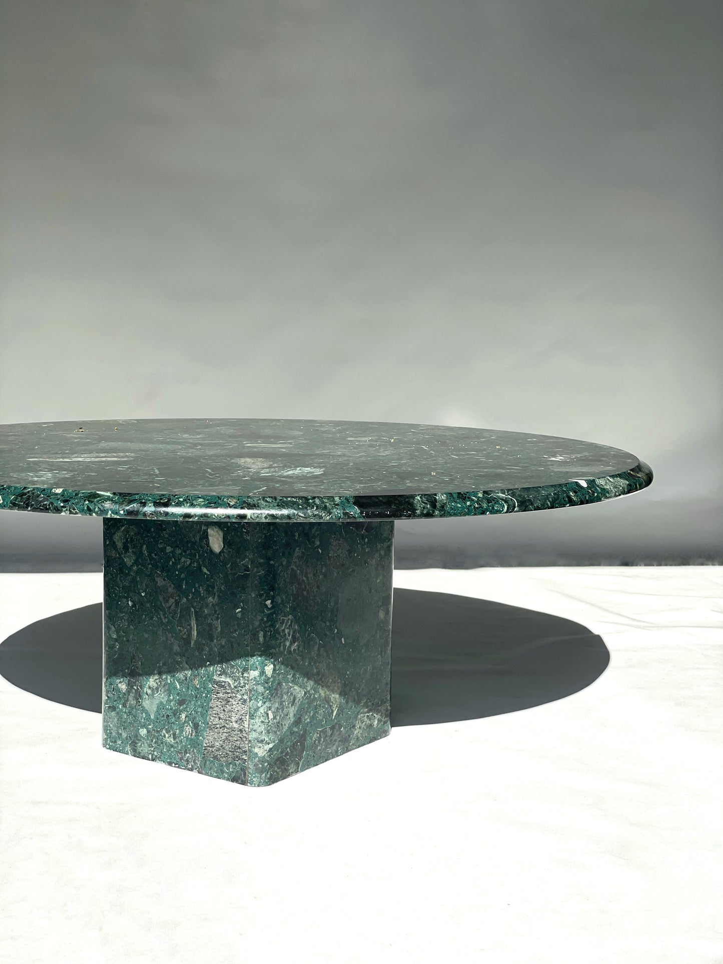 Green Marble Palladiana Coffee Table