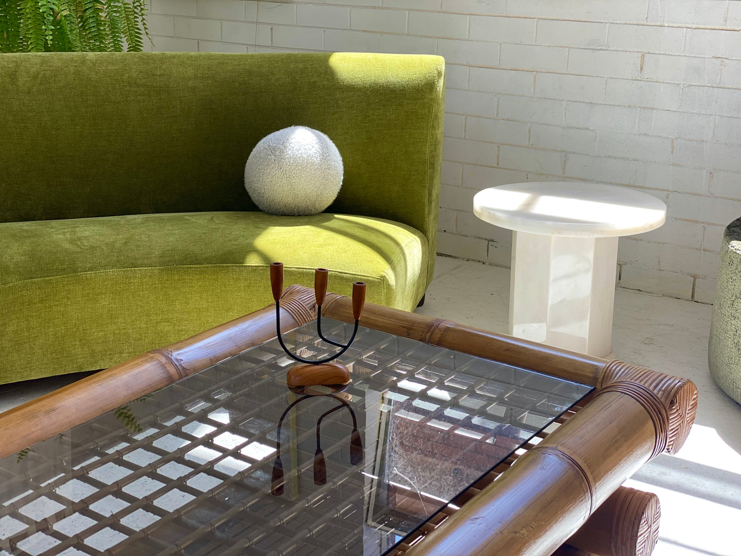 Large Bamboo Coffee Table