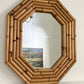 - Large Vintage Bamboo Mirror