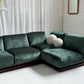 - Low Green Velvet Modular Sofa Set